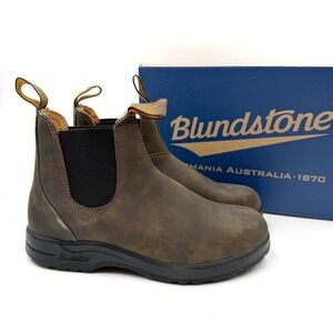 Blundstone 2056 All-Terrain Chelsea Boots Rustic Brown Leather Sz 9.5 US Women